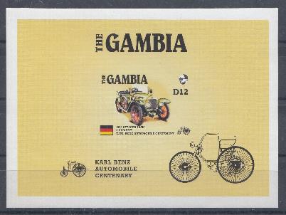Транспорт. Гамбия. Карл Бенц. Автомобиль Steiger выпуска 1924 года Германия. 