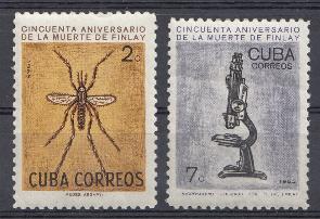 Р. Борьба с малярией. Куба 1965 год.