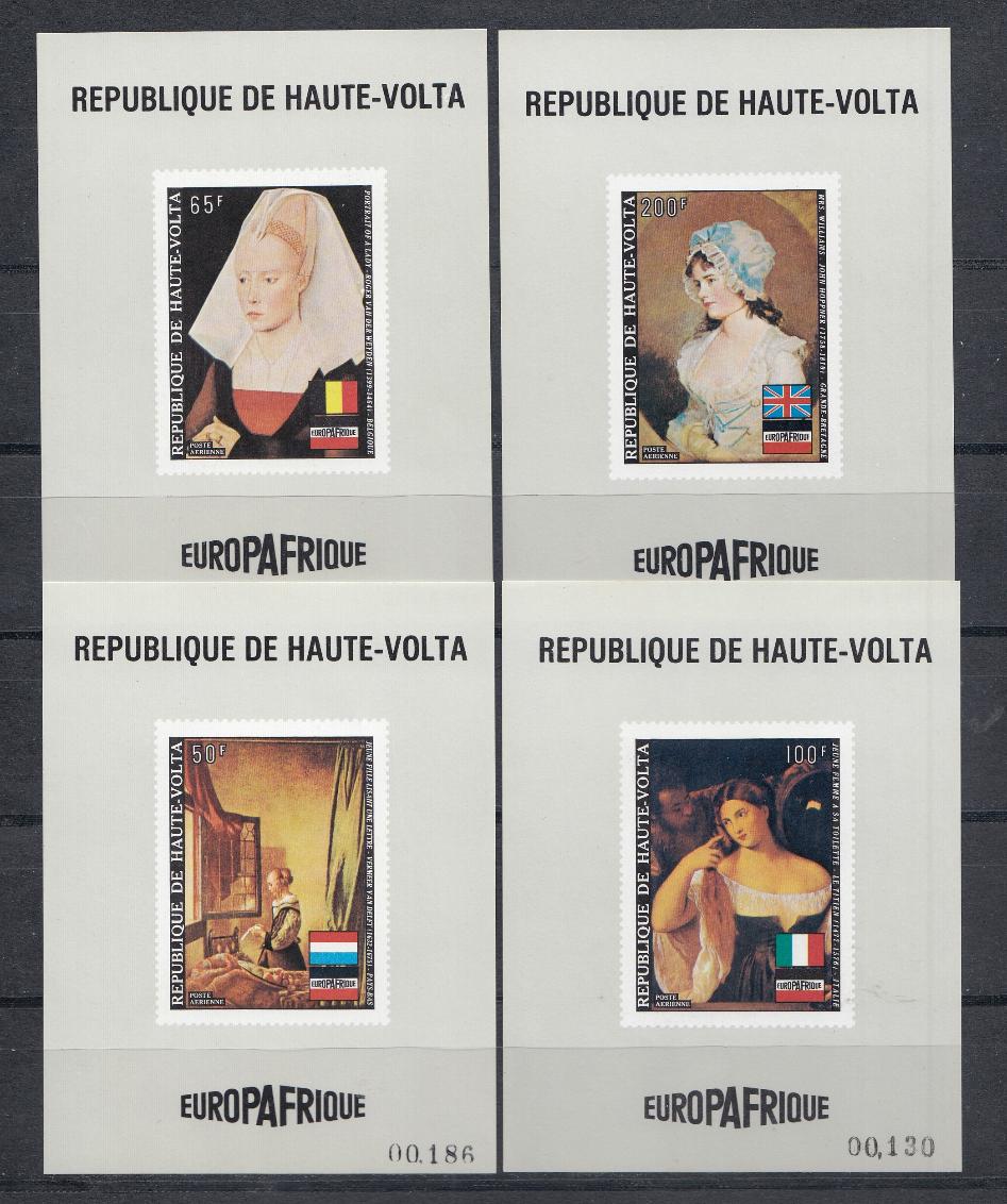 Живопись. Верхняя Вольта 1973 год. Западно европейская живопись.