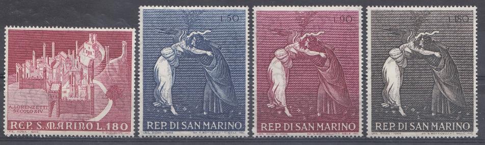 Живопись. Сан Марино 1968 год. С.Боттичелли.