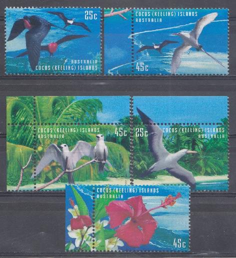 Птицы. Австралия. Острова Кокос 1999 год. 