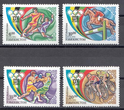 XXVI Летние ОИ - 1996 год. Атланта. Узбекистан 1996 год. 