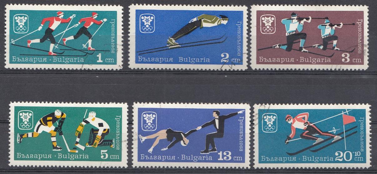 Зимние Олимпийские игры.   Гренобль -68 Болгария  1972 год.  Зимние виды спора.
