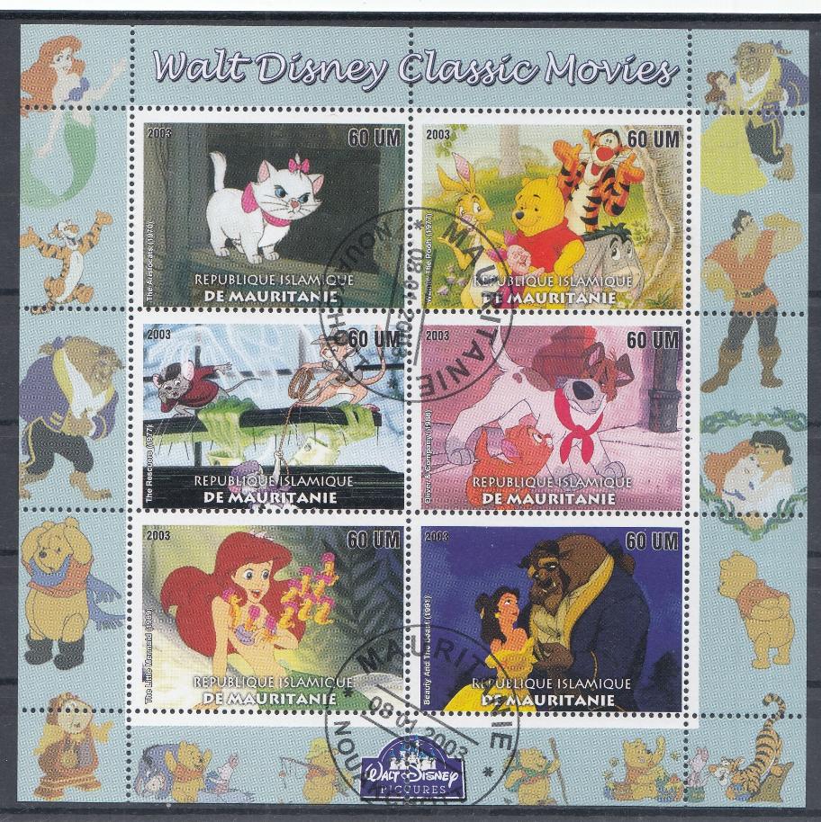 Из мультфильмов. Уолт Дисней. Исламская Республика Мавритания 2003 год.