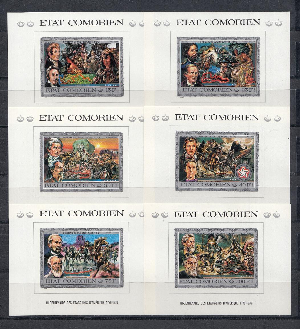 ETAT COMORIEN 1976 год. 200 лет образования США (!776-1976).