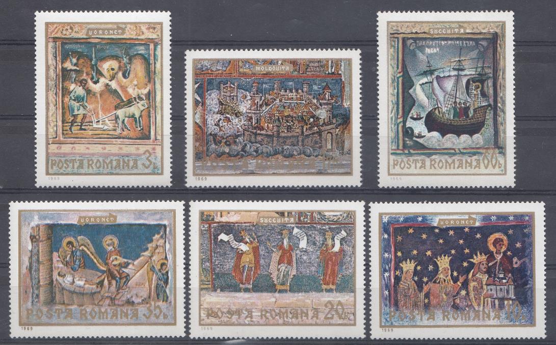 Живопись. 1969 год Румыния. Фрески.