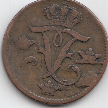 1 оре Швеция 1750 год.