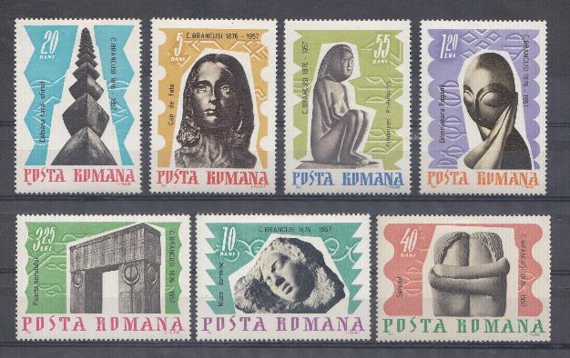 Искусство. Скульптура. 1967 год. Румыния.  C Brancusi 1876-1957