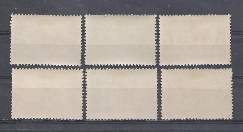 Албания 1954 год. Mich № 533- 538. 10 лет Народной Республики Албании. 