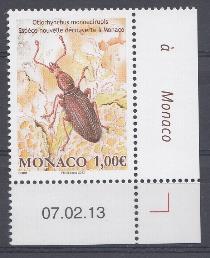 Насекомые. Монако 2013 год. Жук.