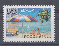  940. Россия 2004 год. Е. Отдых. Пляж.