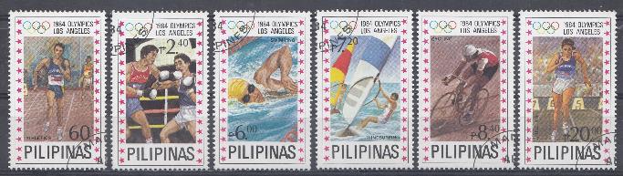 018. Летние ОИ Лос Анджелес -84 США. Филипины 1984 год. Летние олимпийские виды спорта.