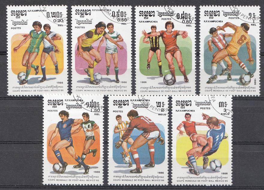 Футбол . ЧМ Мехико -86. Кампучия 1986 год.