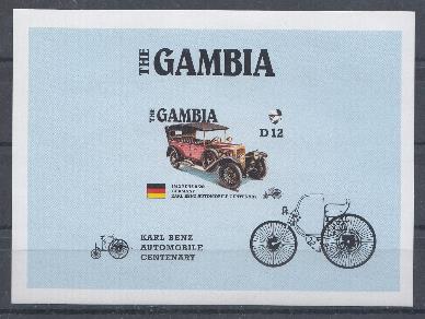 Транспорт. Гамбия. Автомобиль  Бенц  выпуск 1913 года.  Германия.