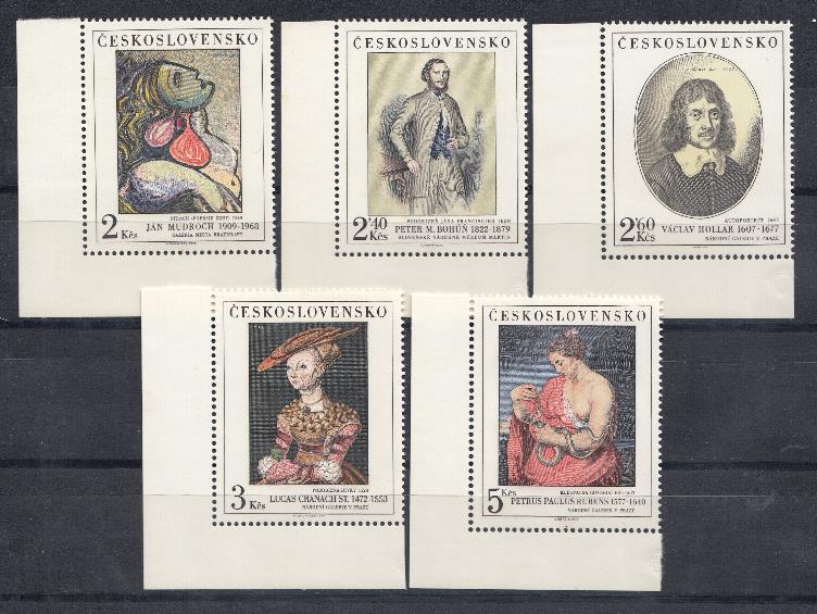 Живопись. Чехословакия 1977 год. Западно-Европейская живопись XVI- XIX вв. 