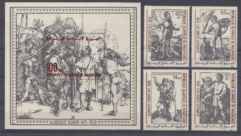 Живопись. Исламская Республика Мавритания 1979 год. Альбрехт Дюрер (1471-1528_. Художник.