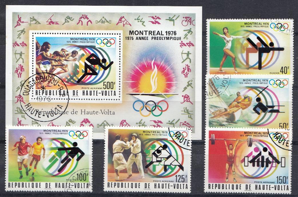 Летние ОИ Монреаль- 1976.  Верхняя Вольта 1976 год. 