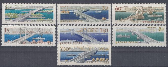 Архитектура. Мосты. Венгрия 1964 год.