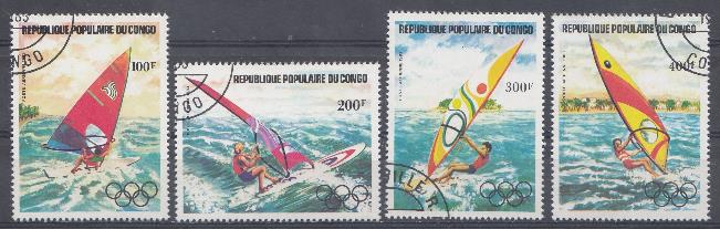 005. Спорт. Конго 1983 год. Парусный спорт.