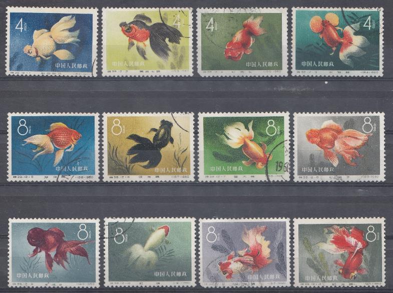 Рыбки. Китай 1960 год 