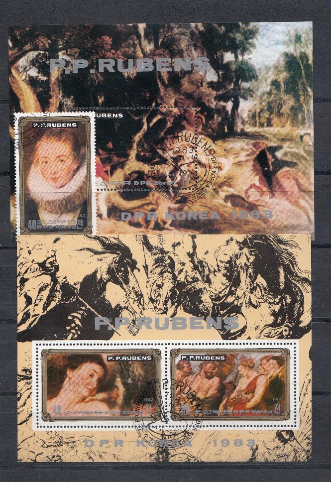 Живопись. КНДР 1983 год. П.П.Рубенс Эпоха возрождения.