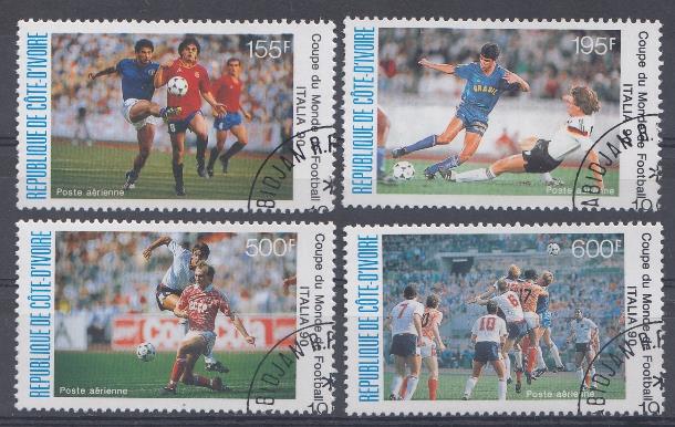 1990 год Кот-д,Ивуар. Футбол. ЧМ  Италия-90.