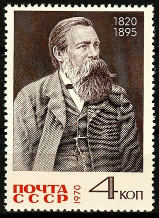 3827. СССР 1970 год. 150 лет со дня рождения Фридриха Энгельса (1820 - 1895)