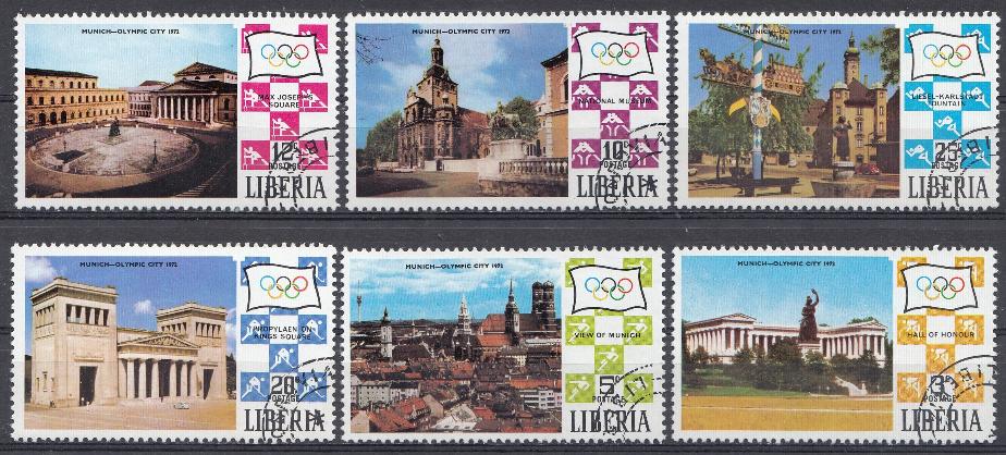 Архитектура. Либерия 1972 год.