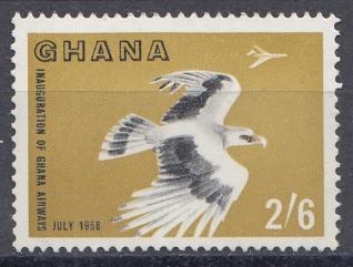 Птицы. Гана 1958 год.