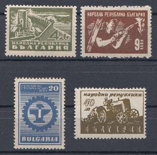 Европа . Болгария 1947 год. Угольная промышленность. Шахтёр.