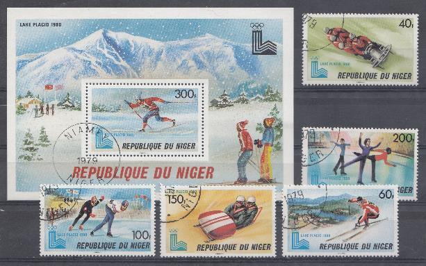 017. Зимние ОИ  Lake Placid- 80 . Зимние виды спорта. Бобслей. Фигурное катание. Лыжные гонки.