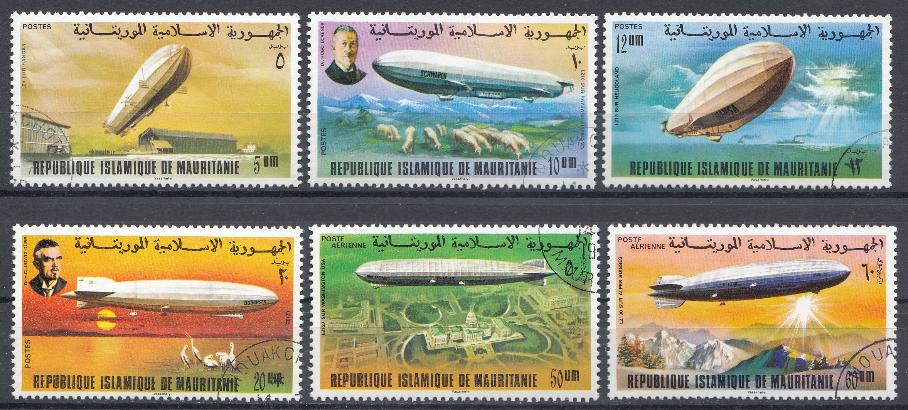 Дирижабли XX века. Мавритания 1976 год.