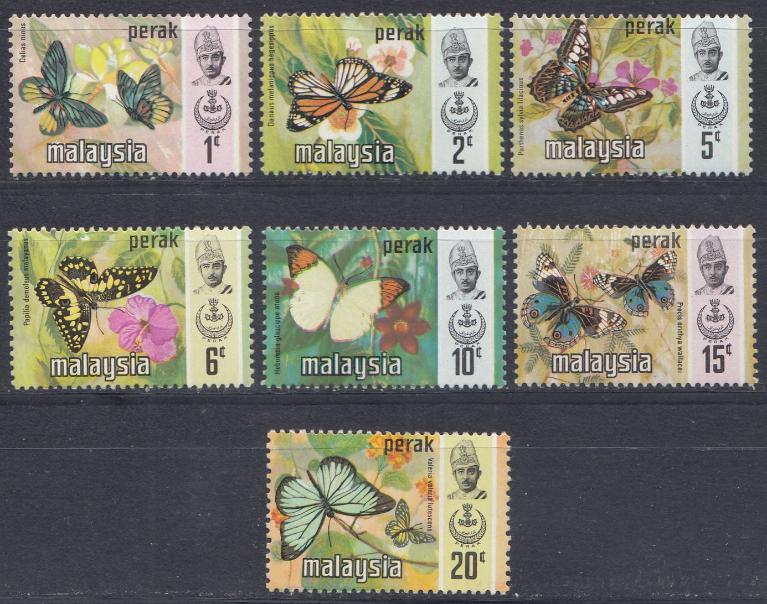 Бабочки. Малайзия  Перак  1971 год.