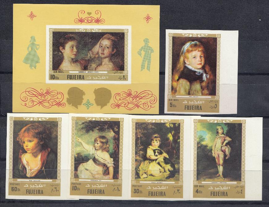 Живопись. Фуджейра. Детские портреты.