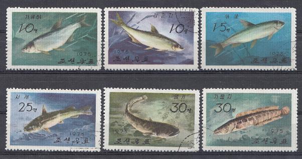 Морская фауна. КНДР 1975 год.