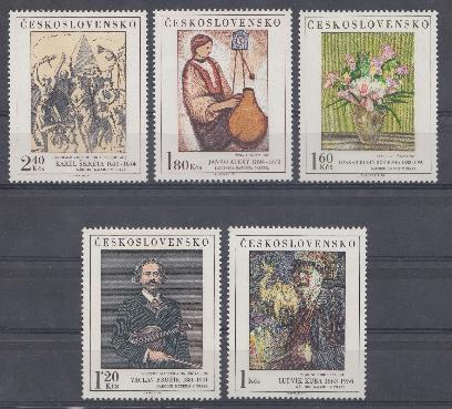 Живопись. Чехословакая 1974 год.  