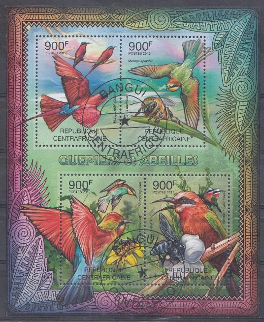 Фауна. ЦАР. Центрально Африканская Республика 2012 год. Птицы.