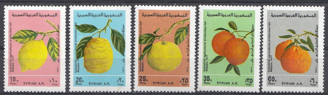 Флора. Фрукты. Сирия 1977 год.