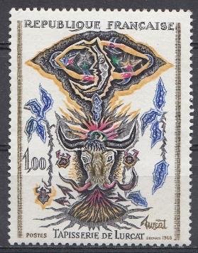 Живопись. Луна и бык. Жан Люрс. Франция 1966 год.