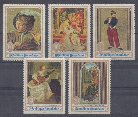 Живопись. Руанда 1969 год. Эпоха возрождения.