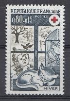 Р. Красный крест. Франция 1974 год.