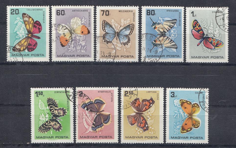 Бабочки. Венгрия 1966 год. 