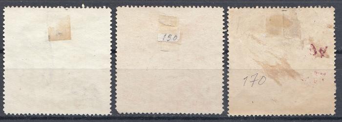 351, 352, 354 СССР 1939 год. Авиапочта. 10- летие Гражданской авиации. СССР.