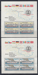 Е. Чехословакия 1982 год. Речные пароходы. 