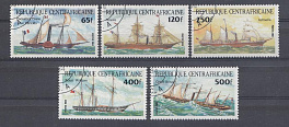 ЦАР. Центрально Африканская Республика 1984 год.  Парусники.