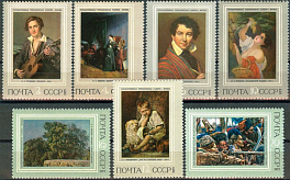 4166-4172. СССР 1973 год. Русская живопись ХIХ века.