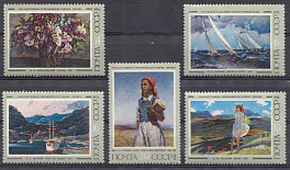 4316- 4320. СССР 1974 год. Советская живопись.