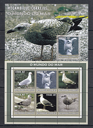 Птицы. Мозамбик 2002 год. Полярные чайки