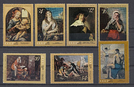 3950- 3956 СССР 1971 год. Зарубежная живопись в музеях СССР. 