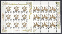  89, 92 Чайник. Сливочник, кофейник. Россия 1993 год. Серебро в музеях Московского Кремля.